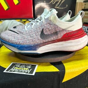 Nike Air Zoom Athletic Shoes - Red, Blue, White
